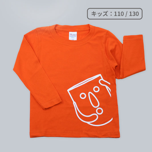 でかはにわ　ロングスリーブＴシャツ（キッズ）