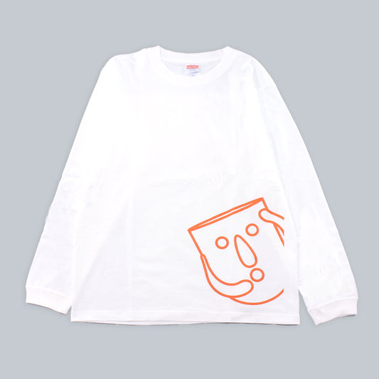 でかはにわ ロングスリーブTシャツ